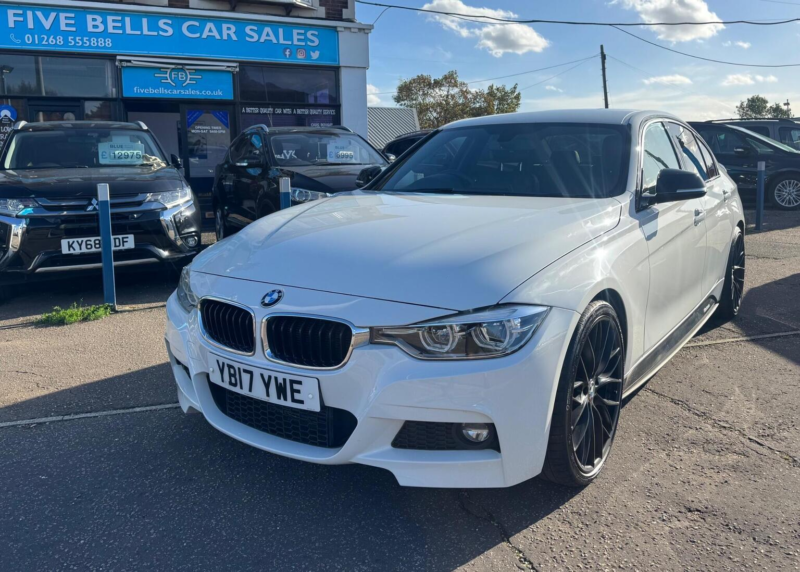 2017 BMW 3 Series 2.0 320d M Sport Auto Euro 6 (s/s) 4dr in White — image 1