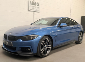 2017 BMW 4 Series 2.0 420d M Sport Auto Euro 6 (s/s) 2dr in Blue — image 2