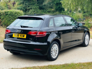 2018 Audi A3 1.0 Tfsi Se Technik Sportback Euro 6 (s/s) 5dr in Black — image 4
