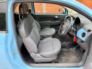 2014 Fiat 500 1.2 Lounge Dualogic Euro 6 (s/s) 3dr in Blue — image 3