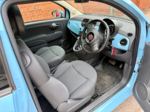 2014 Fiat 500 1.2 Lounge Dualogic Euro 6 (s/s) 3dr in Blue — image 6