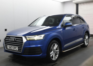 2017 Audi Q7 3.0 Tdi V6 S Line Tiptronic Quattro Euro 6 (s/s) 5dr in Blue — image 6