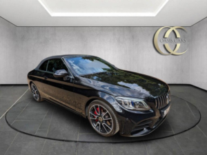 2019 Mercedes-Benz C Class 2.0 C300 Amg Line (premium) Cabriolet G-Tronic+ Euro 6 (s/s) 2dr in Black — image 2