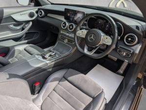 2019 Mercedes-Benz C Class 2.0 C300 Amg Line (premium) Cabriolet G-Tronic+ Euro 6 (s/s) 2dr in Black — image 3