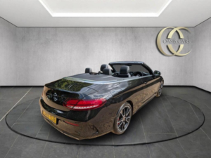 2019 Mercedes-Benz C Class 2.0 C300 Amg Line (premium) Cabriolet G-Tronic+ Euro 6 (s/s) 2dr in Black — image 4