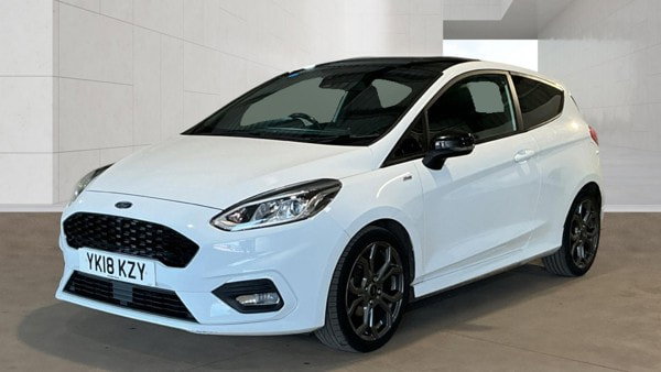 2018 Ford Fiesta 1.0t Ecoboost St-Line Hatchback 3dr Petrol Manual Euro 6 (s/s) (125 Ps) in White — image 1