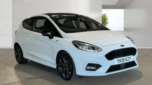 2018 Ford Fiesta 1.0t Ecoboost St-Line Hatchback 3dr Petrol Manual Euro 6 (s/s) (125 Ps) in White — image 3