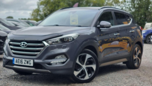 2016 Hyundai Tucson 2.0 Crdi Premium Se Auto 4WD Euro 6 5dr in Grey — image 3