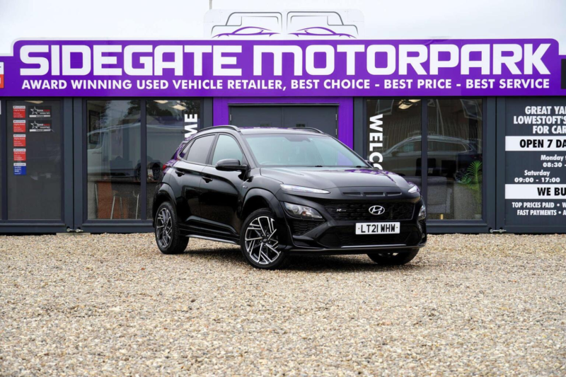 2021 Hyundai Kona 1.0 T-Gdi Mhev N Line Euro 6 (s/s) 5dr in Black — image 1