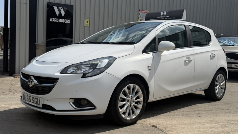 2015 Vauxhall Corsa 1.4 I Turbo Ecoflex Se White 5dr 8 Stamps+lowtax+cruise+dab in White — image 1