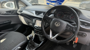 2015 Vauxhall Corsa 1.4 I Turbo Ecoflex Se White 5dr 8 Stamps+lowtax+cruise+dab in White — image 2
