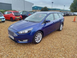 2015 Ford Focus 1.5 Tdci Titanium Euro 6 (s/s) 5dr in Blue — image 3