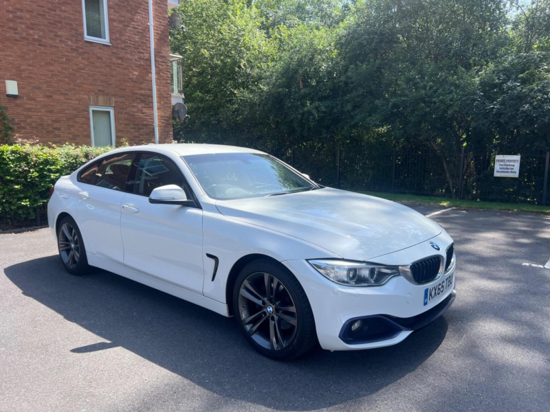 2015 BMW 4 Series Gran Coupe 2.0 420d Sport Auto Euro 6 (s/s) 5dr in White — image 1