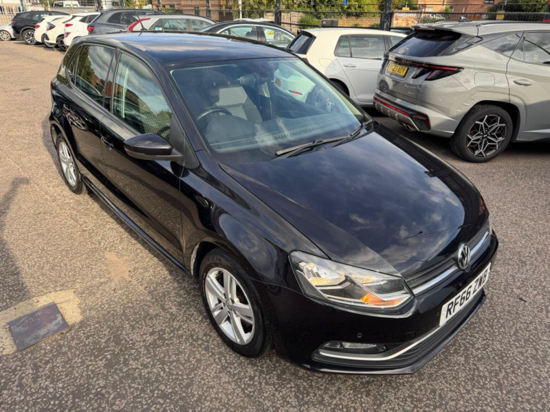 2017 Volkswagen Polo 1.2 Tsi Bluemotion Tech Match DSG Euro 6 (s/s) 5dr in Black — image 1