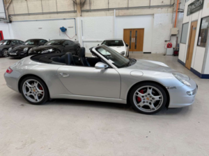 2008 Porsche 911 3.8 997 Carrera C2s Cab in Silver — image 2