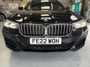 2022 BMW 5 Series 3.0 530d Mht M Sport Touring Steptronic Xdrive Euro 6 (s/s) 5dr in Black — image 2