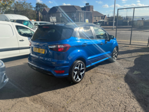 2018 Ford Ecosport 1.0t Ecoboost St-Line SUV 5dr Petrol Auto Euro 6 (s/s) (125 Ps) in Blue — image 3