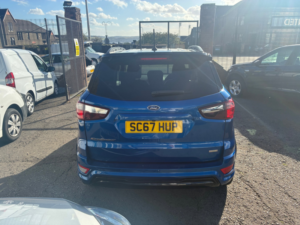 2018 Ford Ecosport 1.0t Ecoboost St-Line SUV 5dr Petrol Auto Euro 6 (s/s) (125 Ps) in Blue — image 4