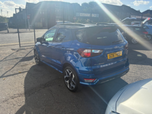 2018 Ford Ecosport 1.0t Ecoboost St-Line SUV 5dr Petrol Auto Euro 6 (s/s) (125 Ps) in Blue — image 5