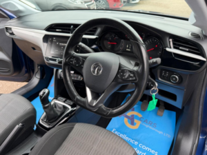 2020 Vauxhall Corsa 1.2 Se Euro 6 5dr in Blue — image 3