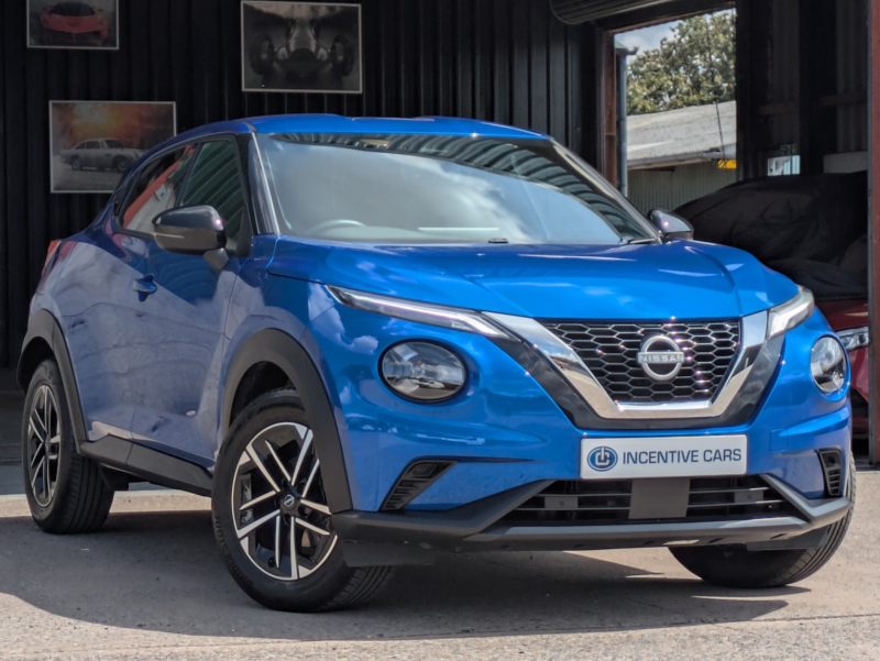 2024 Nissan Juke 1.0 Dig-T N-Connecta. Carplay. Rear Camera. Sat Nav. Low Mileage And Just Serviced. in Blue — image 1