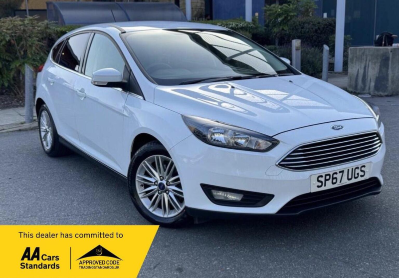 2017 Ford Focus 1.0t Ecoboost Zetec Edition Euro 6 (s/s) 5dr in White — image 1