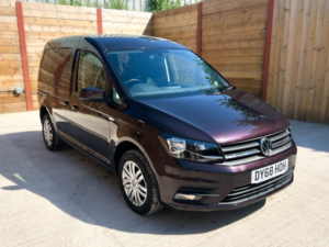 2018 Volkswagen Caddy Life Petrol Auto Driver Transfer Wheelchair Accessible Vehicle Wav in Purple — image 4