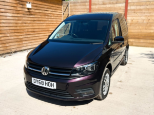 2018 Volkswagen Caddy Life Petrol Auto Driver Transfer Wheelchair Accessible Vehicle Wav in Purple — image 6