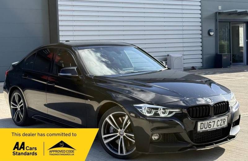 2017 BMW 3 Series 3.0 335d M Sport Auto Xdrive Euro 6 (s/s) 4dr in Black — image 1
