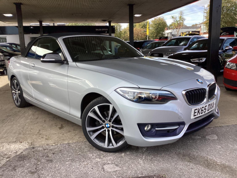 2015 BMW 2 Series 1.5 218i Sport Euro 6 (s/s) 2dr in Silver — image 1