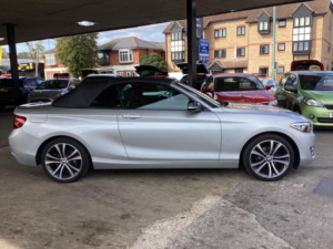 2015 BMW 2 Series 1.5 218i Sport Euro 6 (s/s) 2dr in Silver — image 2