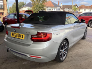 2015 BMW 2 Series 1.5 218i Sport Euro 6 (s/s) 2dr in Silver — image 4