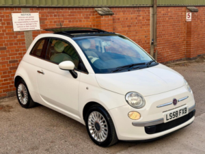 2008 Fiat 500 1.2 Lounge Dualogic Euro 4 3dr in White — image 2