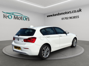 2015 BMW 1 Series 1.6 118i Sport Euro 6 (s/s) 5dr in White — image 6