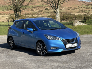 2017 Nissan Micra 1.0 Acenta 5dr Man, Petrol, Blue + Great History in Blue — image 6