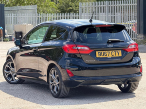 2018 Ford Fiesta 1.0t Ecoboost St-Line Euro 6 (s/s) 3dr in Black — image 3