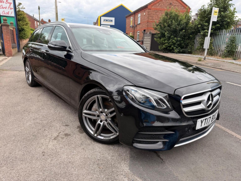2017 Mercedes-Benz E Class 2.0 E220d Amg Line G-Tronic+ Euro 6 (s/s) 5dr in Black — image 1