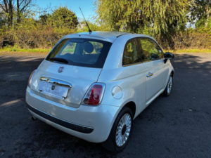 2012 Fiat 500 1.2 Lounge Hatchback 3dr Petrol Manual Euro 5 (s/s) (69 Bhp) in White — image 4