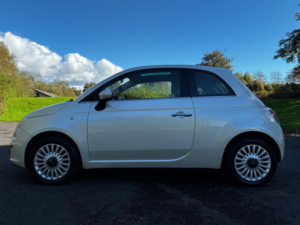 2012 Fiat 500 1.2 Lounge Hatchback 3dr Petrol Manual Euro 5 (s/s) (69 Bhp) in White — image 6