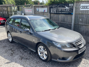 2009 Saab 9-3 1.9 Tid Turbo Edition Sportwagon Auto Euro 4 5dr in Grey — image 2
