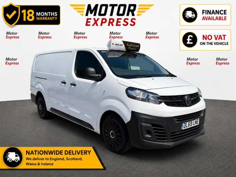 2020 Vauxhall Vivaro 2.0 Turbo D 3100 Edition in White — image 1