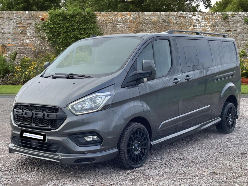2020 Ford Transit Custom 2.0 320 Ecoblue Limited Crew Van L2 H1 Euro 6 (s/s) 5dr (6 Seat) in Grey — image 1