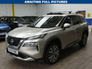 2023 Nissan X-Trail 1.5 Dig-T Mhev Tekna+ SUV 5dr Petrol Hybrid Xtron Euro 6 (s/s) (163 Ps) in Silver — image 3