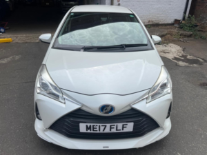 2017 Toyota Yaris Hybrid Elec in White — image 2