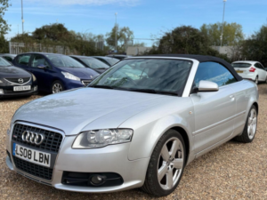 2008 Audi A4 Cabriolet 2.0 Tdi S Line 2dr in Silver — image 3