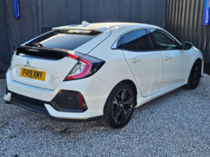 2019 Honda Civic 1.6 I-Dtec Sr Euro 6 (s/s) 5dr in White — image 6