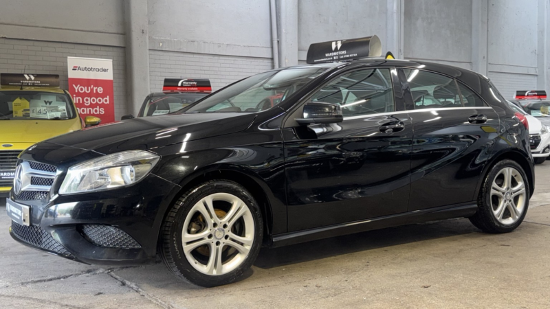 2015 Mercedes-Benz A Class 1.5 A180 Cdi Sport Edition Black 5dr Lowtax+satnav+leather in Black — image 1
