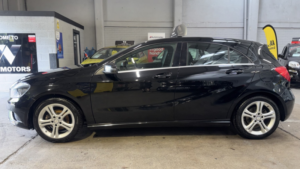 2015 Mercedes-Benz A Class 1.5 A180 Cdi Sport Edition Black 5dr Lowtax+satnav+leather in Black — image 2
