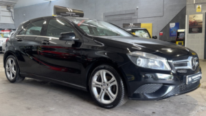 2015 Mercedes-Benz A Class 1.5 A180 Cdi Sport Edition Black 5dr Lowtax+satnav+leather in Black — image 4