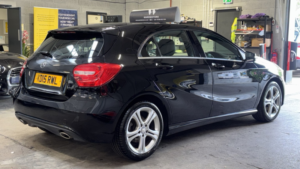 2015 Mercedes-Benz A Class 1.5 A180 Cdi Sport Edition Black 5dr Lowtax+satnav+leather in Black — image 6